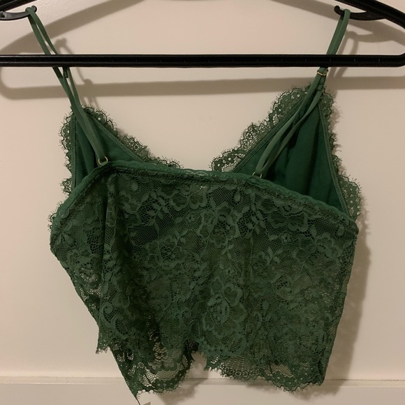 Green lace bralette - Picture 2 of 4